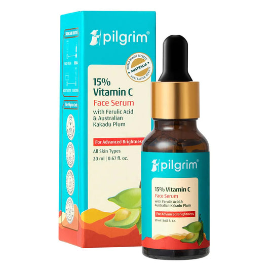 Pilgrim 15% Vitamin C Face Serum | with Ferulic Acid & Australian Kakadu Plum