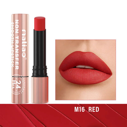 Maliao Long Lasting Non Transfer Smooth Lipstick 24HR Waterproof Wear