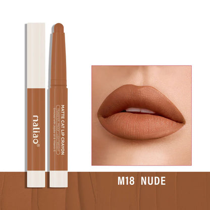 Maliao Matte Cat Lip Crayon Transfer Proof And Light Weight Long Lasting Color