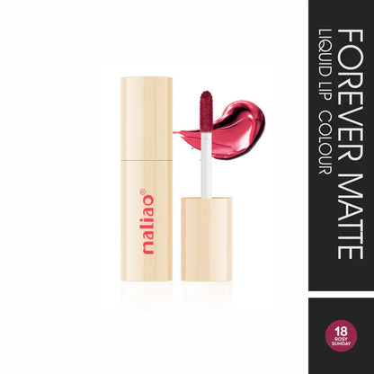 Maliao Forever Matte Liquid Lip Color Waterproof Long lasting Elegance