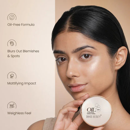 Swiss Beauty Oil Control Compact Powder