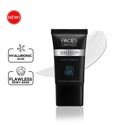 Faces Canada 3in1 Dewy Primer Kiwi Extracts And Hyaluronic Acid