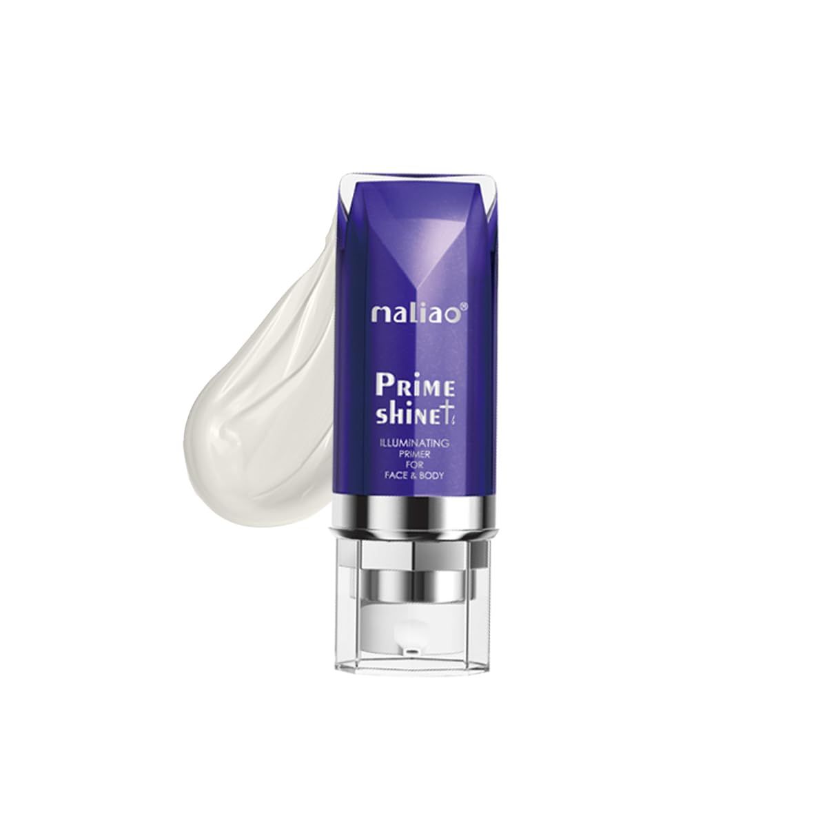 Maliao Prime Shine Illuminating Primer for Face & Body - Radiant Glow, Lightweight Formula,