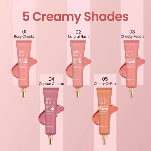 Swiss Beauty Cream it up blusher