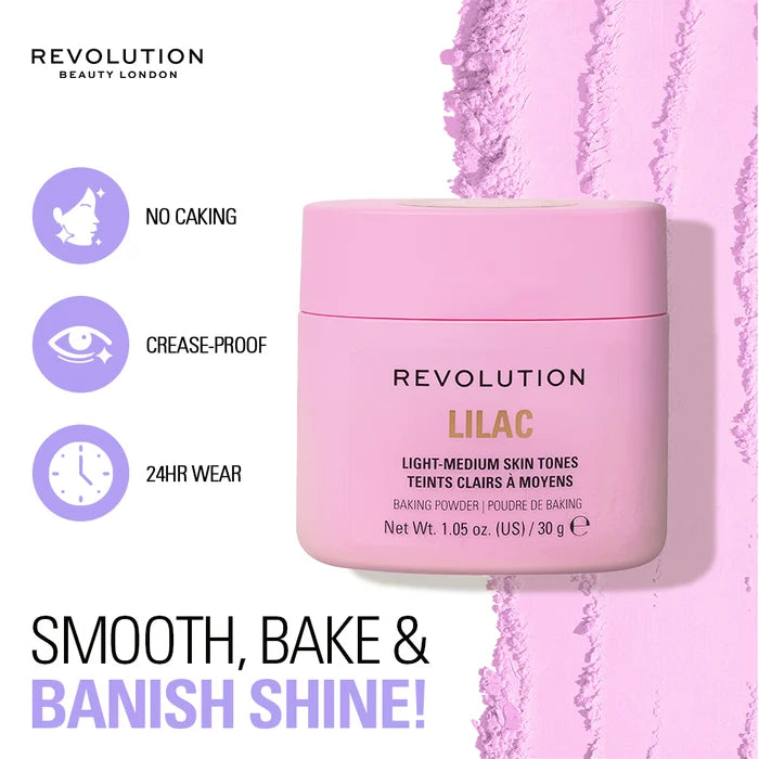 Makeup Revolution Lilac Loose Baking Powder