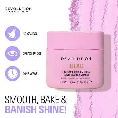 Makeup Revolution Lilac Loose Baking Powder