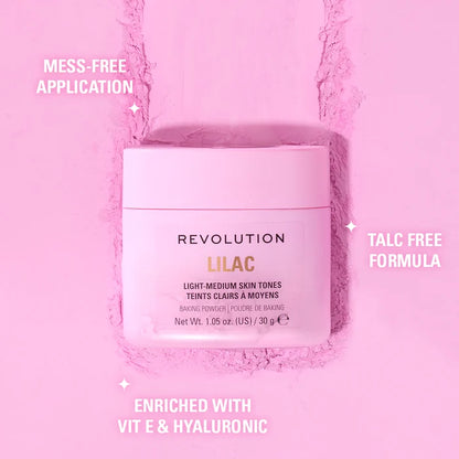 Makeup Revolution Lilac Loose Baking Powder