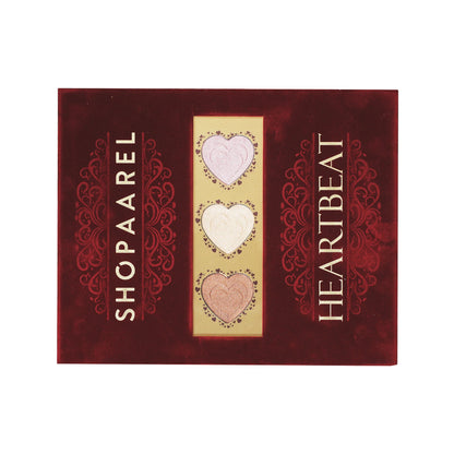 Shopaarel Heartbeat  Eyeshadow And highlighter Palate