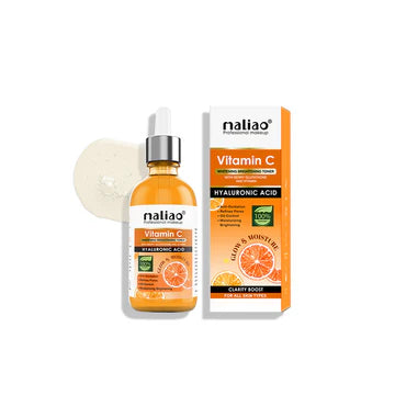 Maliao Vitamin C Whitening Brightening Toner with Berry Glutathione & Hyaluronic Acid (Anti-Oxidation, Refines Pores, All Skin Types)
