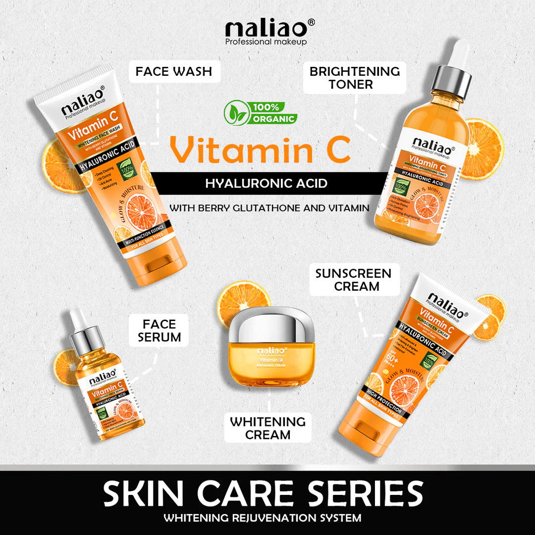 Maliao Organic Vitamin C Skin Care Set (5 Piece)