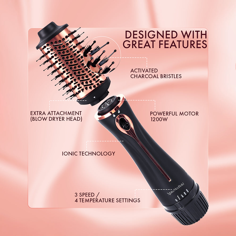 Make Me Bold By Urban Yog 3-in-1 Hot Air Brush