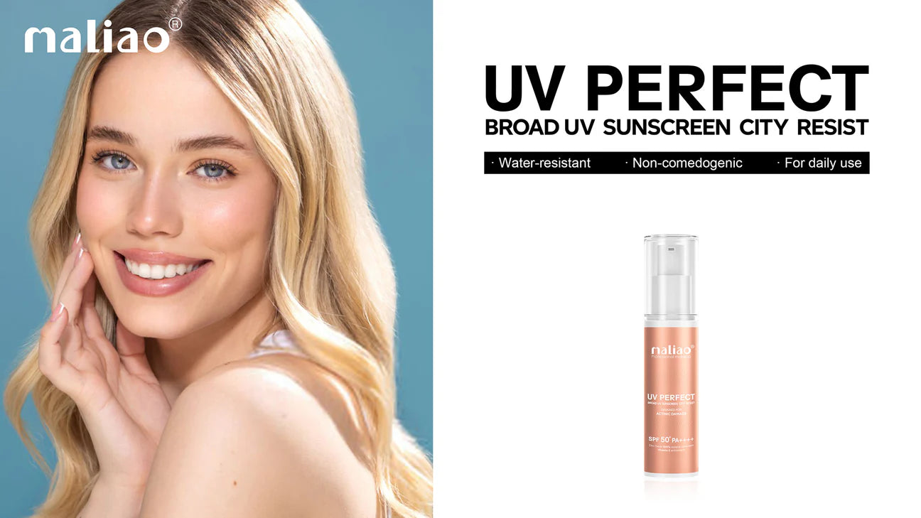 Maliao UV Perfect Broad UV Sunscreen City Resist SPF 50PA With Vitamin E