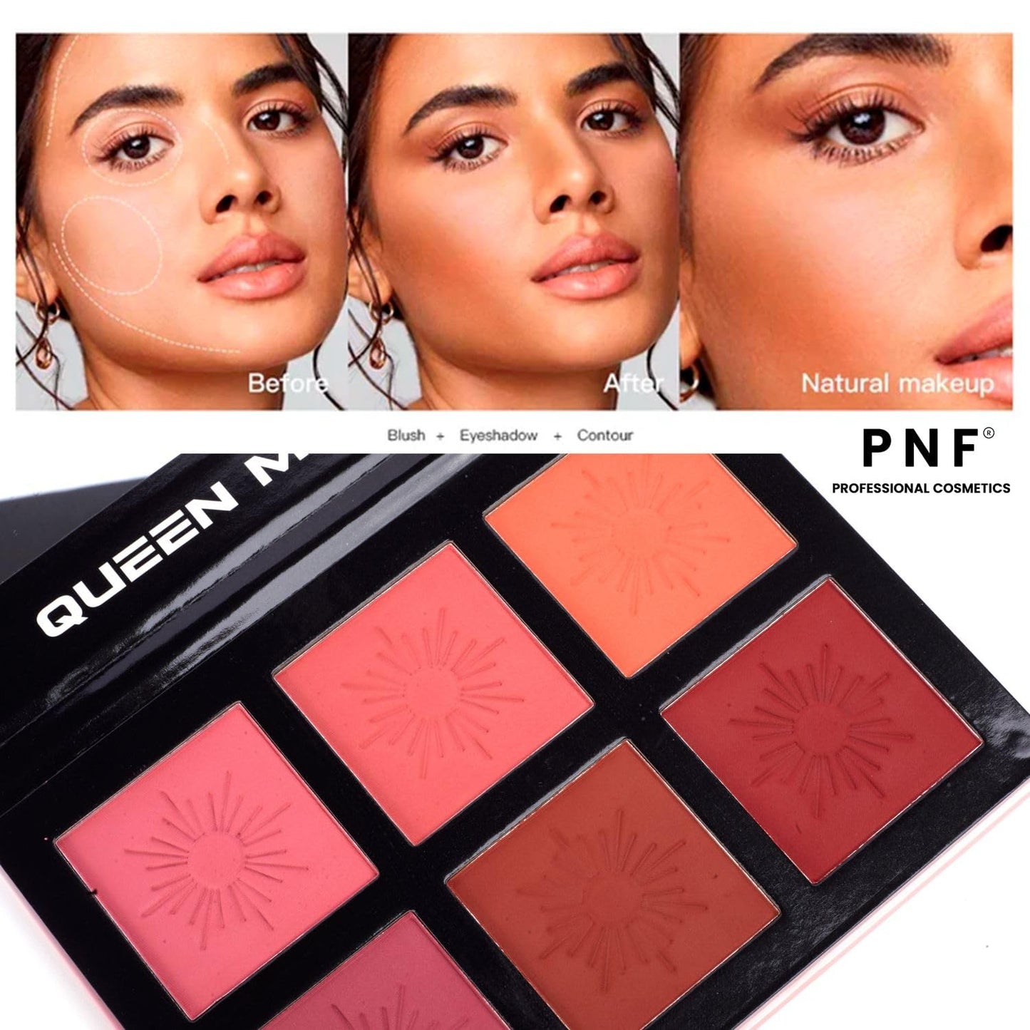 PNF Queen Maker Blush Palette With 6 Different Shades