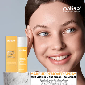 Maliao Makeup Remover Spray - Refresh & Nourish with Vitamin E and Green Tea Extract