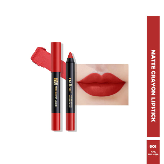 Maliao Matte Crayon Lipstick Non Transfer Waterproof Color Show