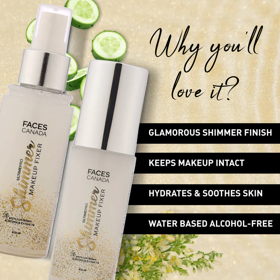Faces Canada Ultime Pro Shimmer Makeup Fixer Spray