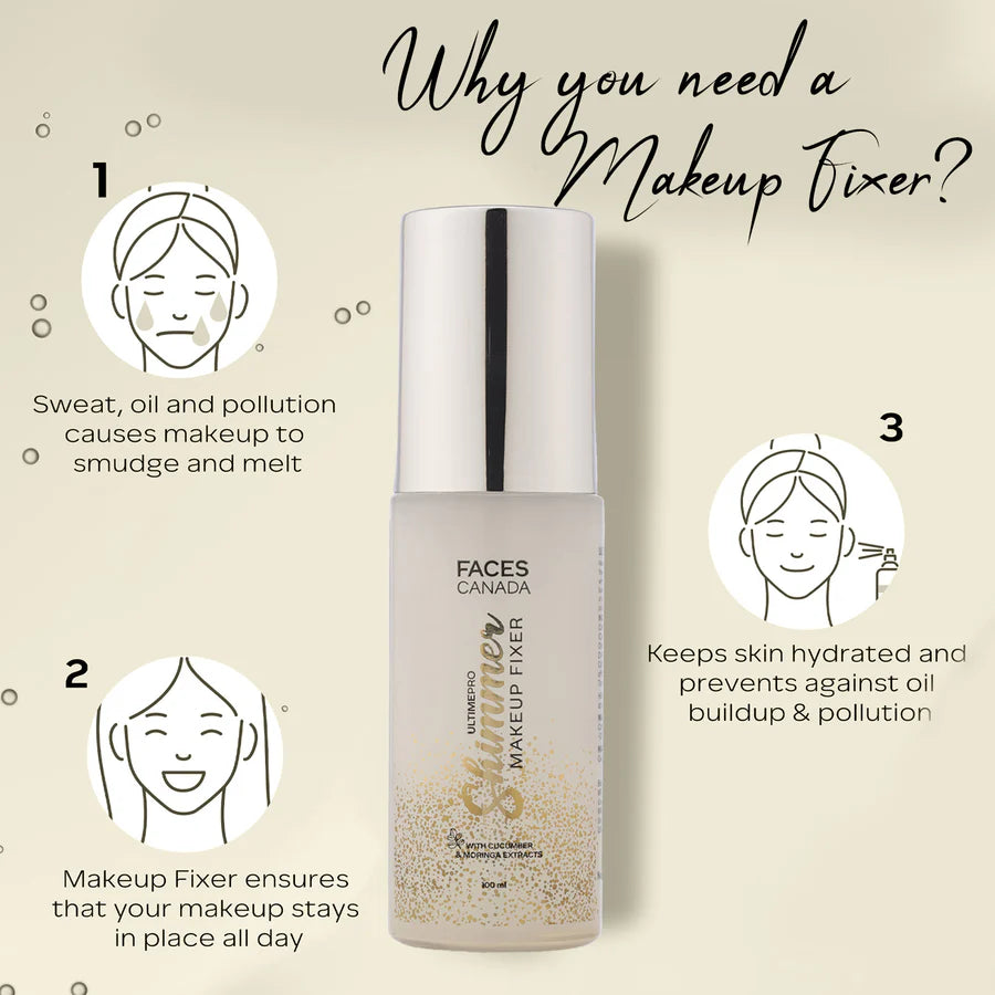 Faces Canada Ultime Pro Shimmer Makeup Fixer Spray