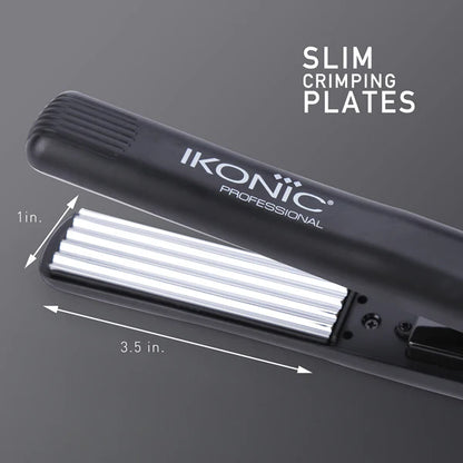 Ikonic Professional Slim Titanium Crimp Hair Crimper