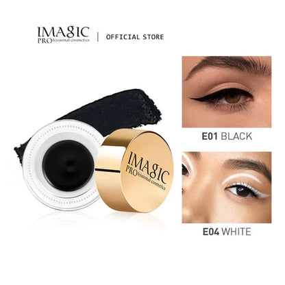 Imagic Gel Eyeliner Black + White Color Combo