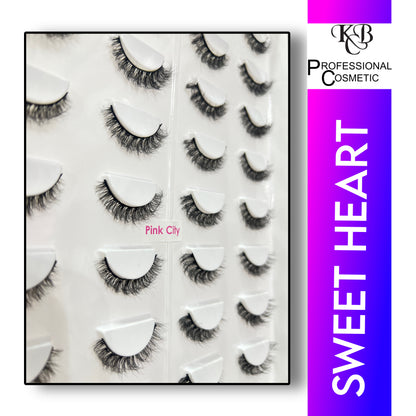 Kbc Professional Cosmetics 20 Pair Mink Hair Lashes