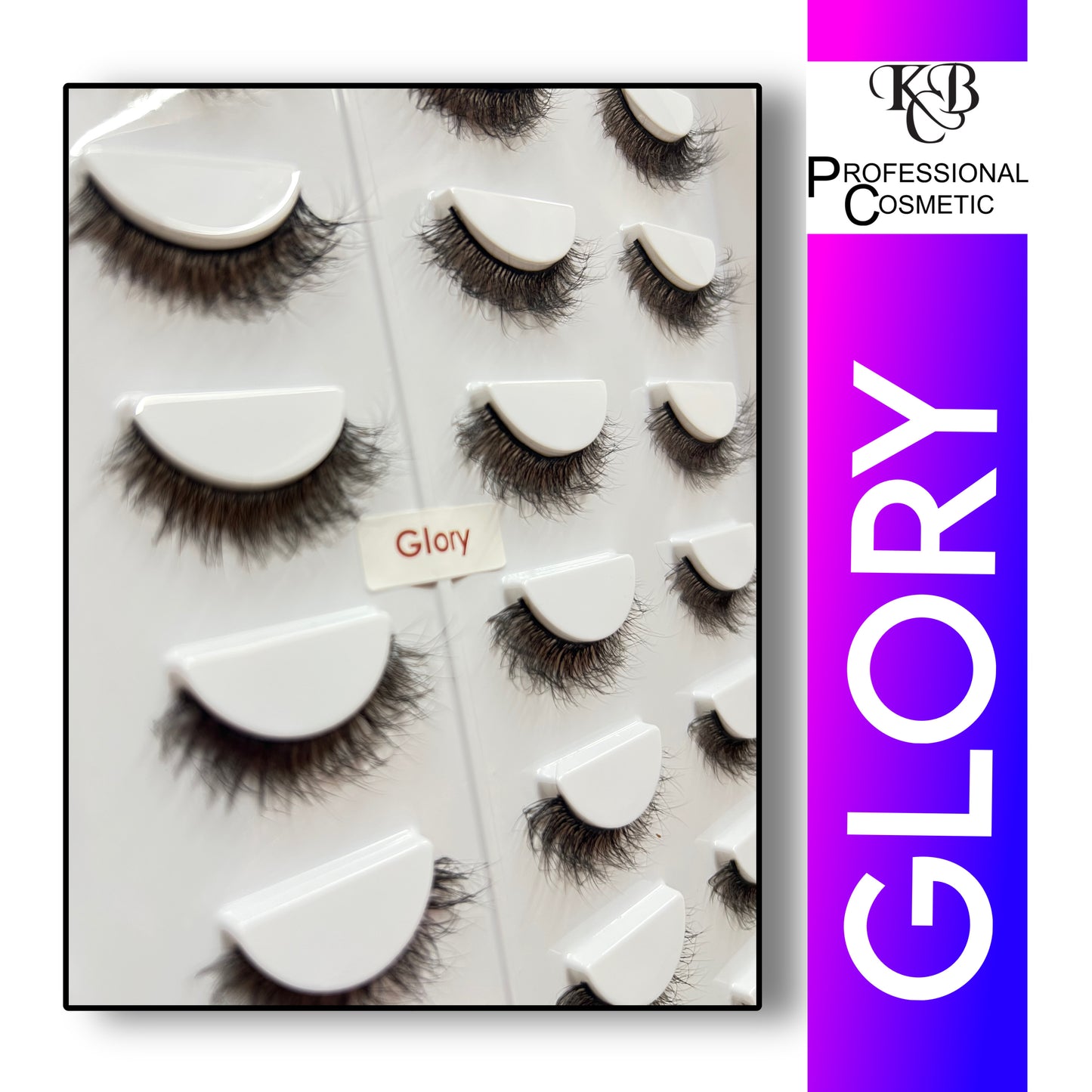 Kbc Professional Cosmetics 20 Pair Mink Hair Lashes