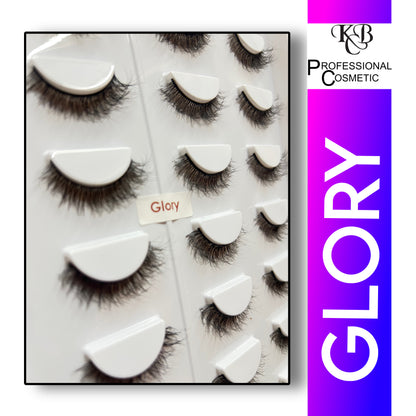 Kbc Professional Cosmetics 20 Pair Mink Hair Lashes