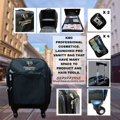 Kbc Professional Cosmetics Pro Trolley Bag