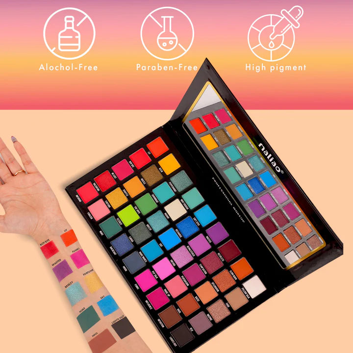 Combo Offer Maliao Eyeshadow Delanci Lip Palette Maliao Contour