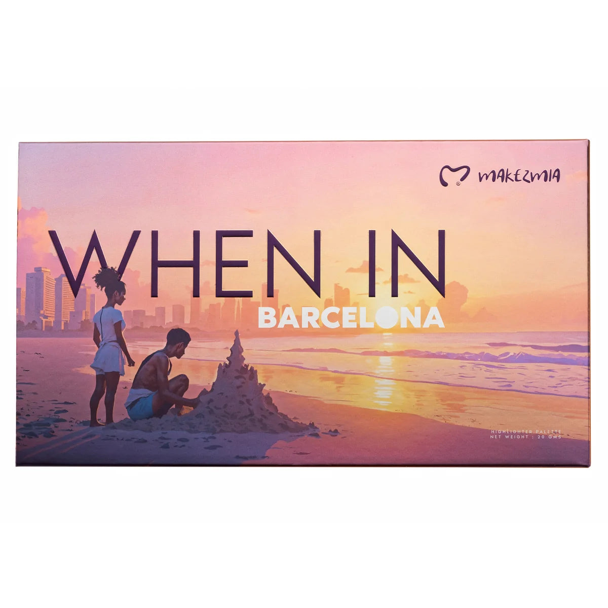 Makezmia When In Barcelona Highlighter Palette