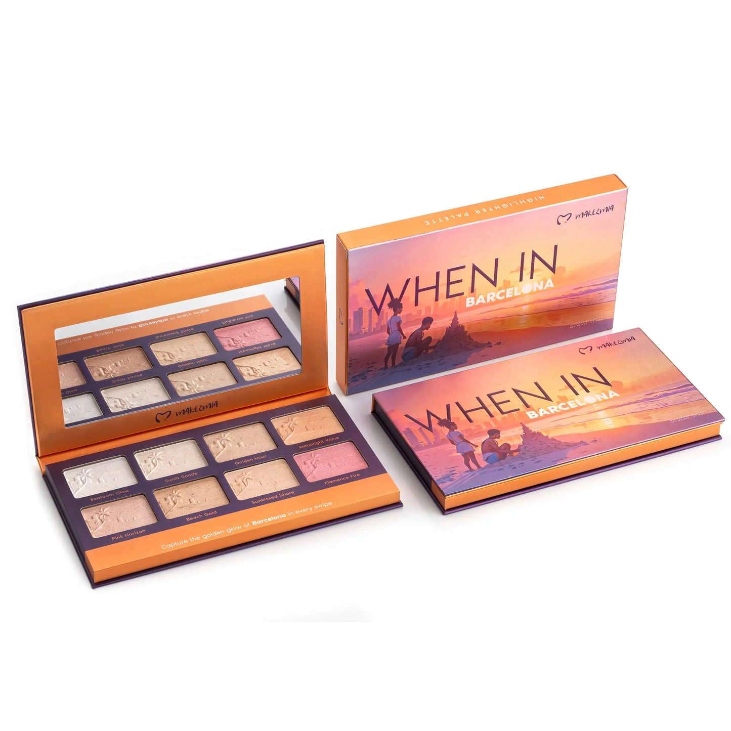 Makezmia When In Barcelona Highlighter Palette
