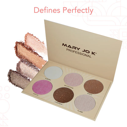 Mary Jo k Backstage Glow Highlighter Palette