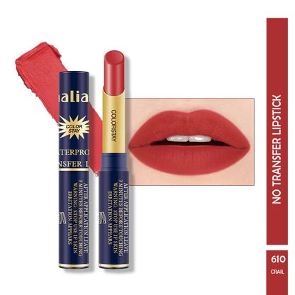 Maliao Color Stay Waterproof No Transfer Lipstick