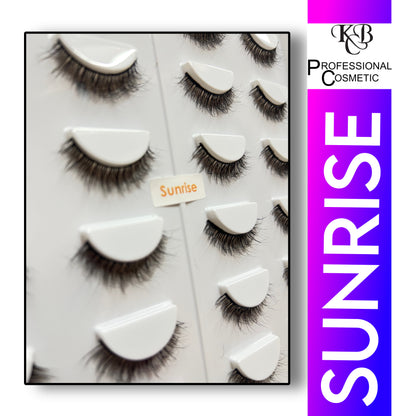 Kbc Professional Cosmetics 20 Pair Mink Hair Lashes