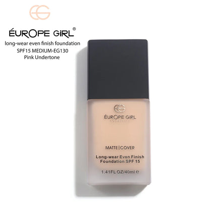 Europe Girl Long-Wear Matte Cover Foundation | With SPF 15