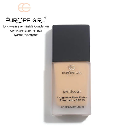 Europe Girl Long-Wear Matte Cover Foundation | With SPF 15