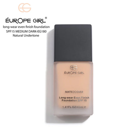Europe Girl Long-Wear Matte Cover Foundation | With SPF 15