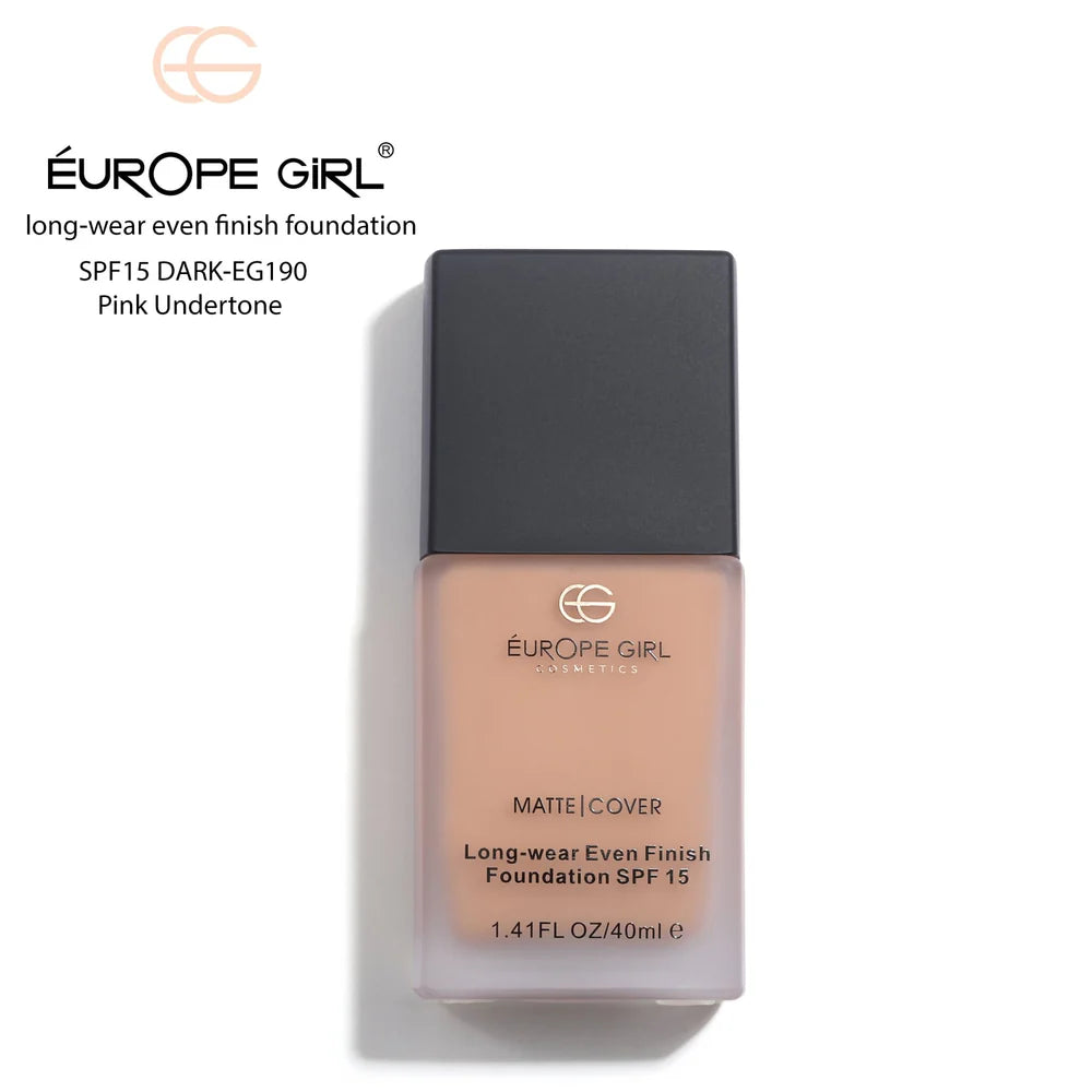 Europe Girl Long-Wear Matte Cover Foundation | With SPF 15