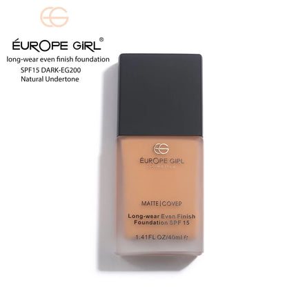 Europe Girl Long-Wear Matte Cover Foundation | With SPF 15