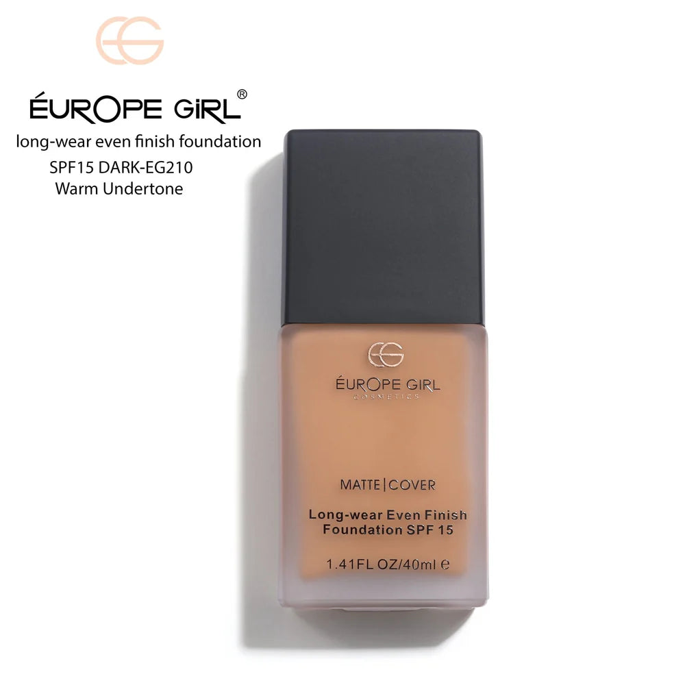 Europe Girl Long-Wear Matte Cover Foundation | With SPF 15