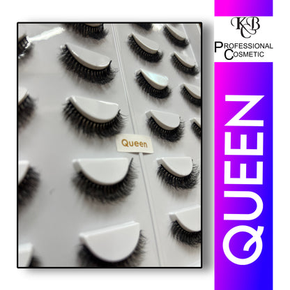 Kbc Professional Cosmetics 20 Pair Mink Hair Lashes