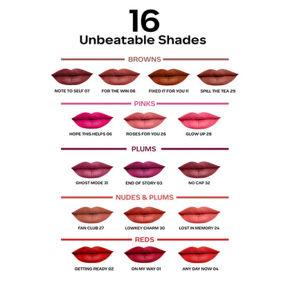 Faces Canada Comfy Matte Liquid Lipstick