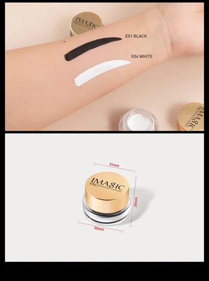 Imagic Gel Eyeliner Black + White Color Combo
