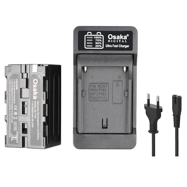 Osaka 576 Slim Pro led video light with Battery and Charger