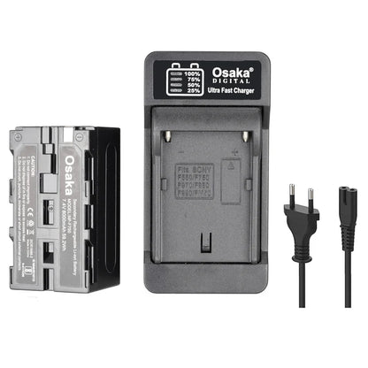 Osaka 576 Slim Pro led video light with Battery and Charger