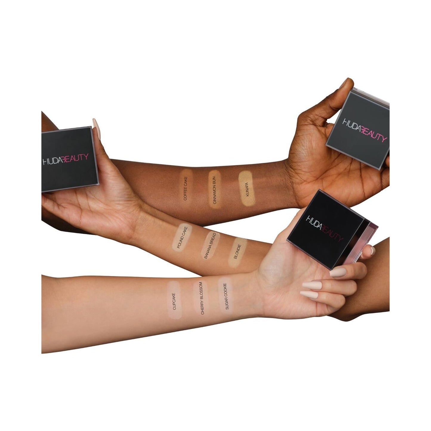 Huda Beauty Easy Bake Loose Powder lip stick