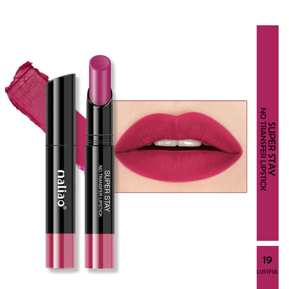 Maliao Super Stay Creamy Matte Non Transfer Lipstick