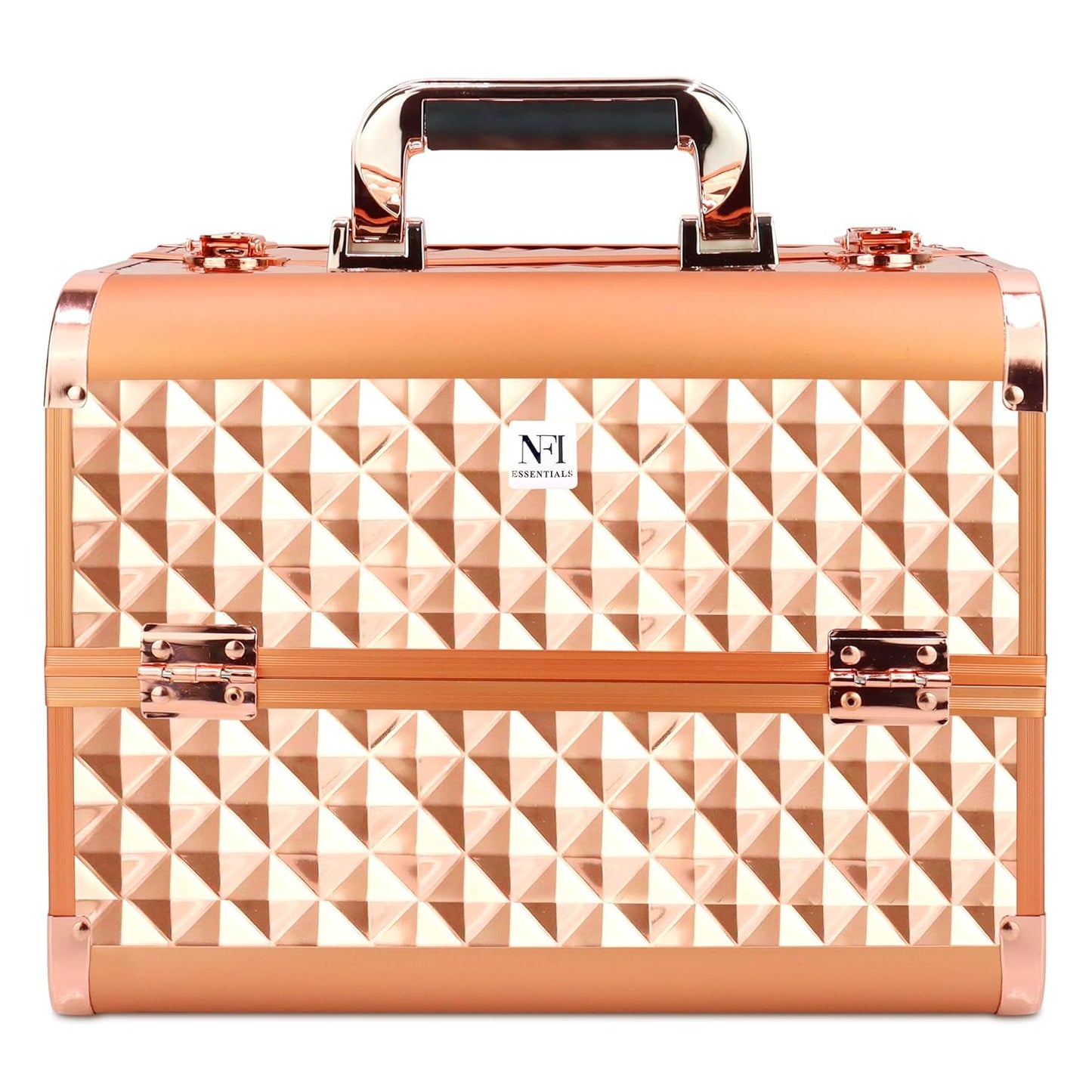 Makeup Organizer Box Cosmetic Storage Case For Women Girls Vanity Kit Bag For Bride Professional Large Box For Makeup & Beauty Accessories,