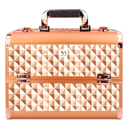 Makeup Organizer Box Cosmetic Storage Case For Women Girls Vanity Kit Bag For Bride Professional Large Box For Makeup & Beauty Accessories,