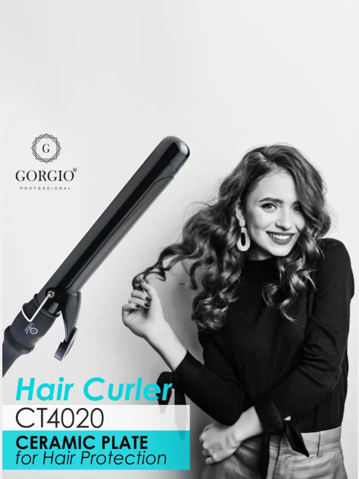 Gorgio Professional Premium Hair Curling Tong (CT4020) 25mm