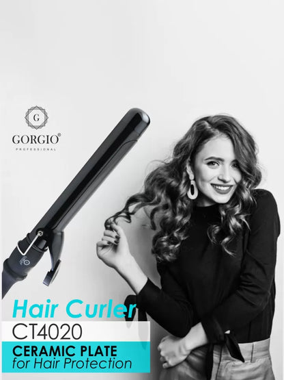 Gorgio Professional Premium Hair Curling Tong (CT4020) 25mm